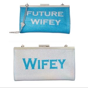 Betsy Johnson Wifey/ Future Wifey Clutch
